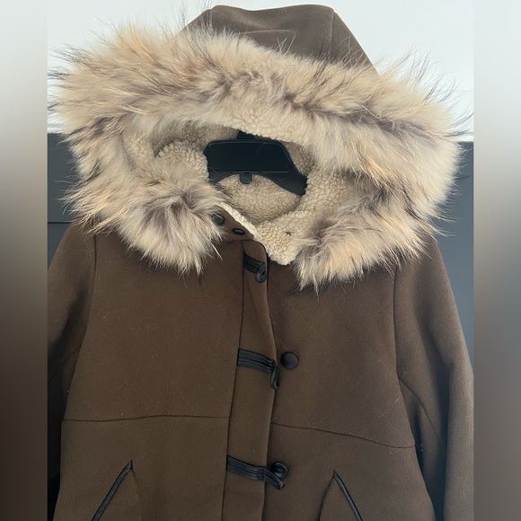 Sandro Sherpa-Lined Coat - Picture 2 of 14